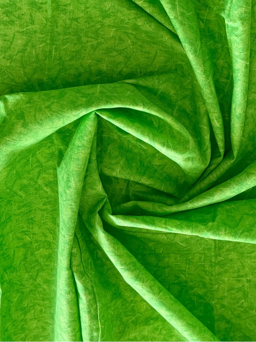 Vibrant Lime Green Cotton Fabric